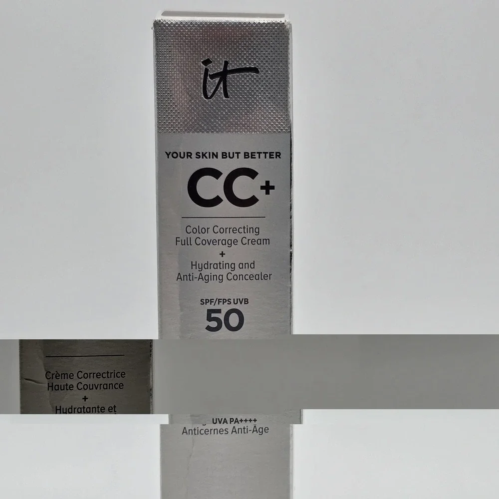 It Cosmetics SPF 50 CC+  Full Coverage Cream Deep‎ Mocha 1.08oz